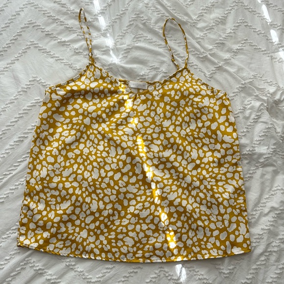 Yellow print Cami by Vestique - Picture 1 of 6